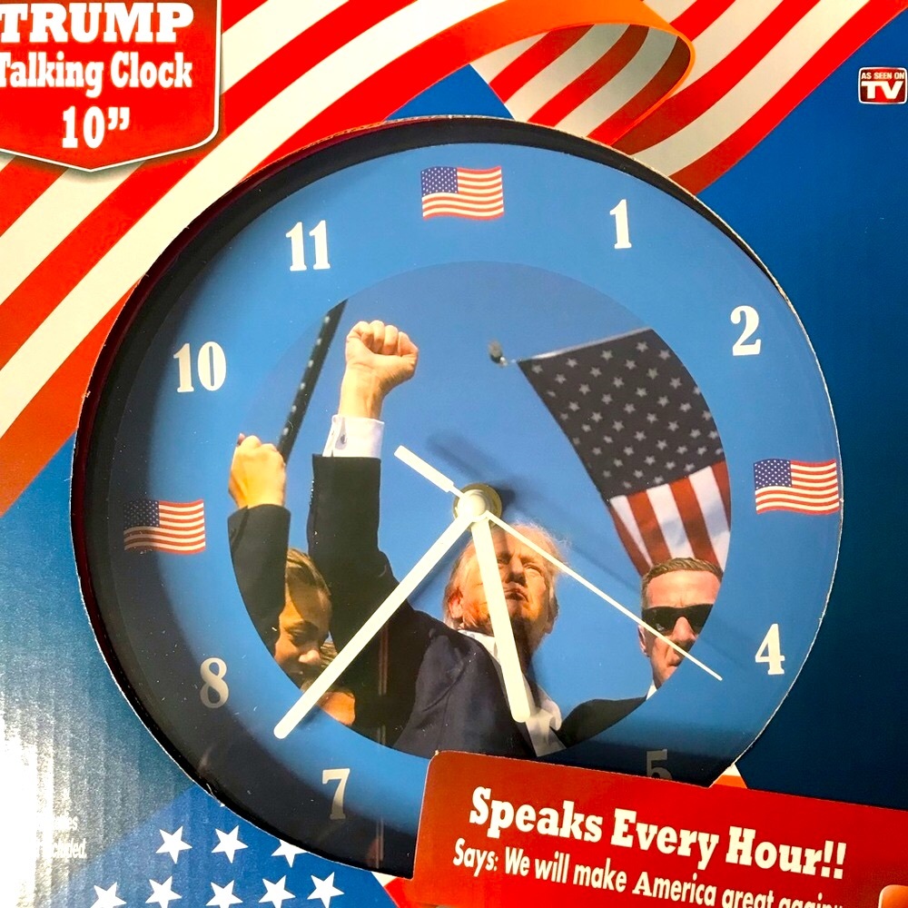 MAGA President D.Trump Talking Clock 10"